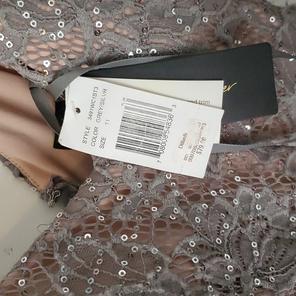 Jodi Kristopher Gray Sequin Hoco Dress - Picture 3 of 4